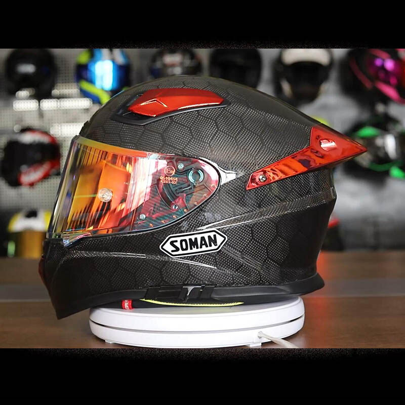 SOMAN SM-X8 Carbon Fiber helmet