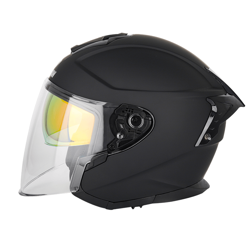 Motorcycle helmet open face