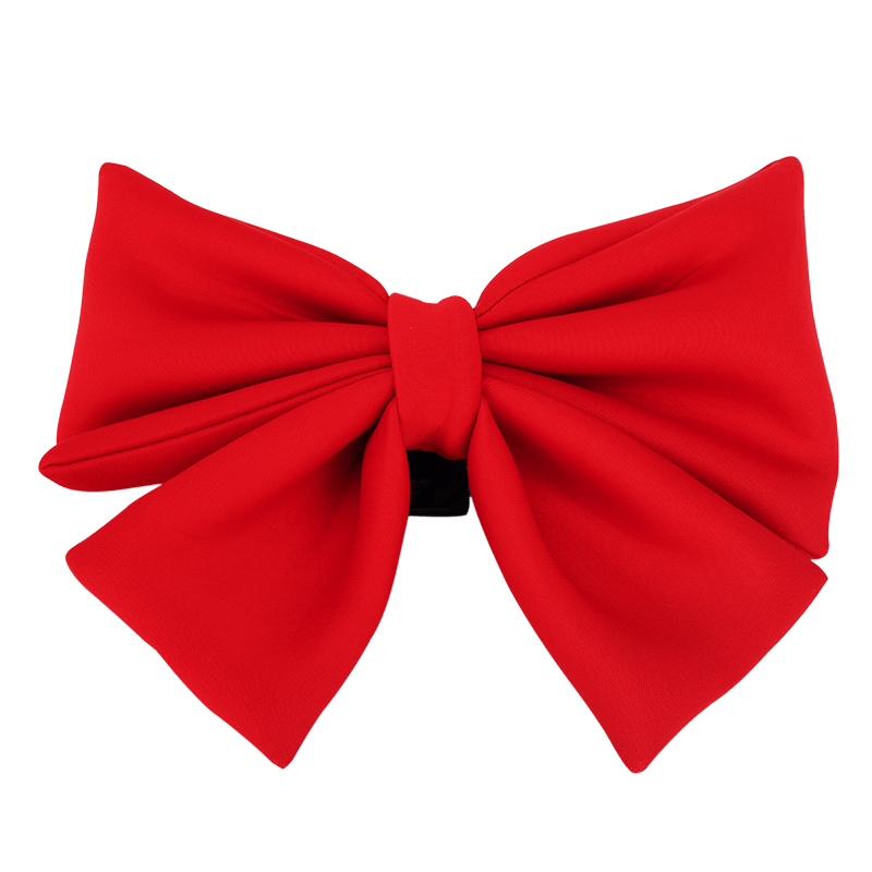 Helmet bow-red