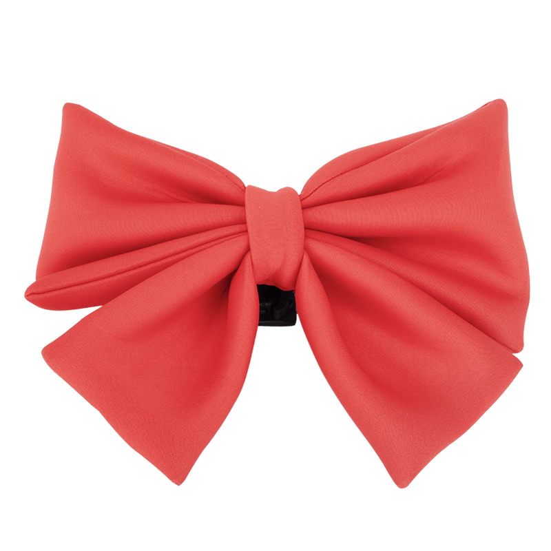 Helmet bow-red orange