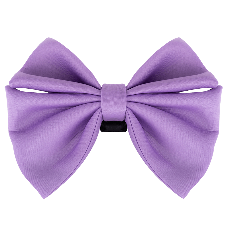 Helmet bow-purple