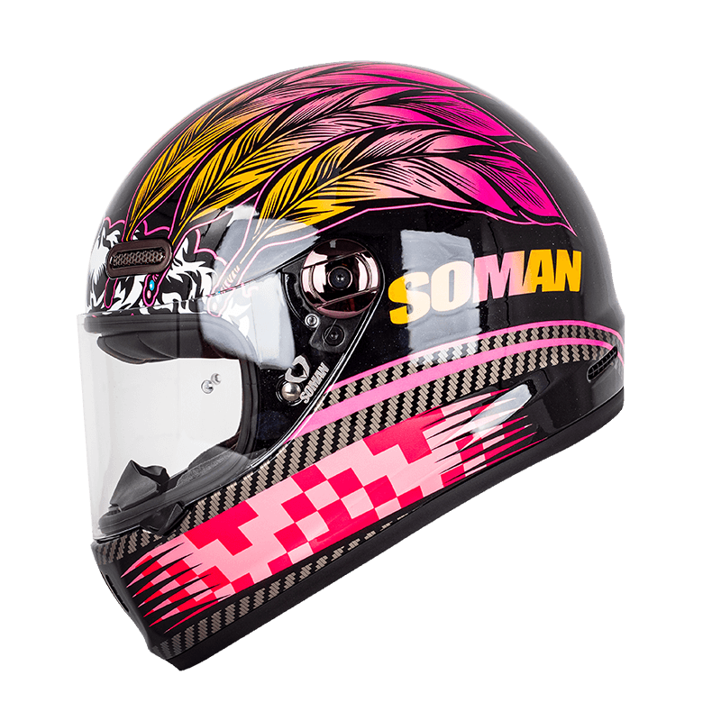 H9 BLACK PINK FEATHER